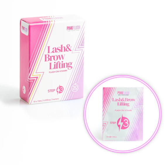 Lash & Brow Lifting Flash on Vitamin (sachet),(10 x 1,5 ml) Step 3 Img1