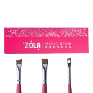 ZOLA MAGIC BROW BRUSHES - RASPBERRY