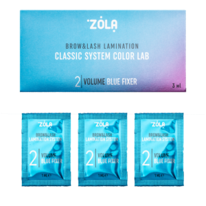 ZOLA Eyelash & Eyebrow Lamination Colour Lab Sachets #2 Blue Volume Fixer