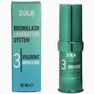 ZOLA Eyelash & Eyebrow Lamination COLOUR LAB #3 Hyaluronic Green Elixir