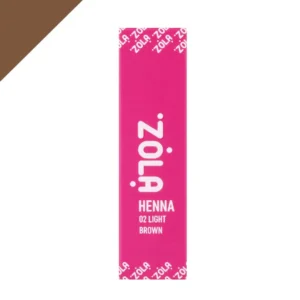 ZOLA Eyebrow Henna 10g - Light Brown - USE BY 10/5/26