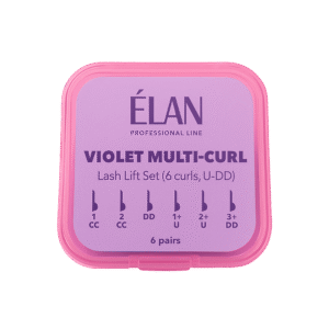 Lash Lift Silicone Pads Set VIOLET MULTI-CURL with U-DD Curls