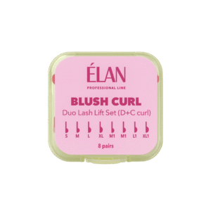 Duo Lash Lift Silicone Pads Set BLUSH CURL with D & C Curls