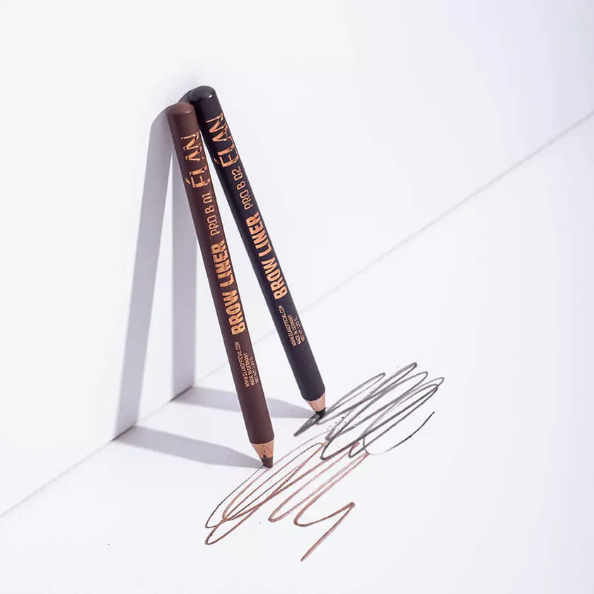 Powder Eyebrow Pencil Brow Liner Pro B 02 dark brown - Image 2