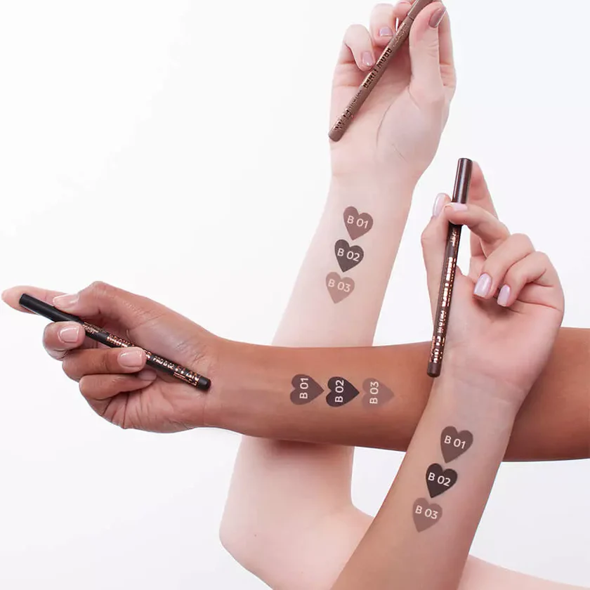 Powder Eyebrow Pencil Brow Liner Pro B 03 blonde - Image 2