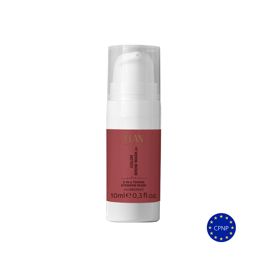 COLOR BROW MASK 2.0: 2-in-1 Toning Eyebrow Mask, 13 CHESTNUT