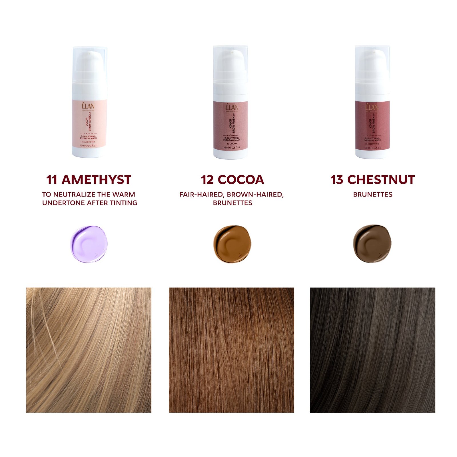 COLOR BROW MASK 2.0: 2-in-1 Toning Eyebrow Mask, 11 AMETHYST - Image 3