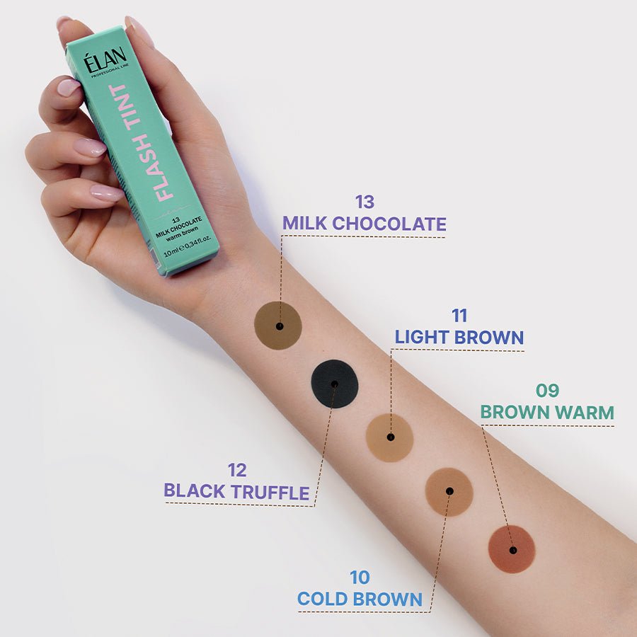 Direct color eyebrow tinting system? FLASH TINT? 12 Black Truffle (black) - Image 3